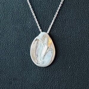 Tiffany & Co. Madonna Pendant Sterling Silver Necklace